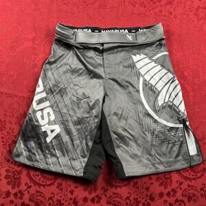 Hayabusa MMA Shorts Mens M (30") Grappling Kickboxing Cage Fighting Martial Arts